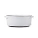 Set de 4 caractere cocotte 25cl sans couv. blanc cumulus